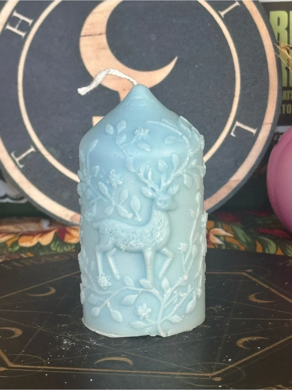 Winter Stag Cottage Candle